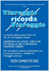 Viareggio ricorda Viareggio