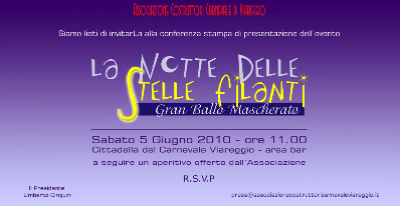 Presentazione de "La notte delle stelle filanti"