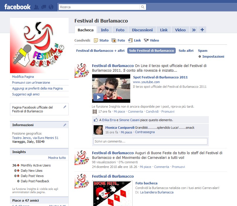 Il Festival di Burlamacco su Facebook!