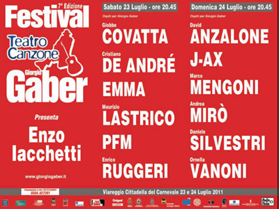 Festival Gaber 2011