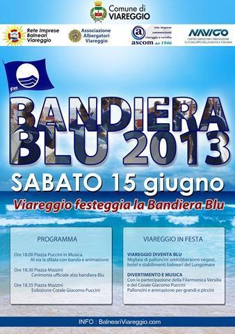 Consegna della Bandiera Blu a Viareggio