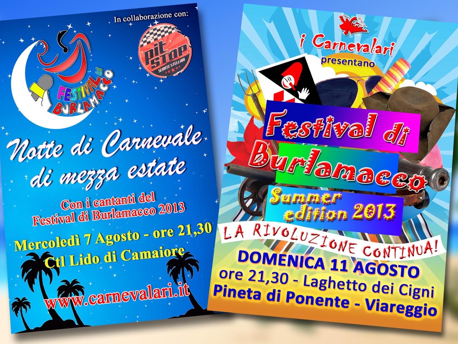Torna il Festival di Burlamacco 2013 in versione estiva il 7 e l’11 Agosto!