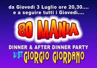 Musica Anni ‘80 all’Osteria di Burlamacco