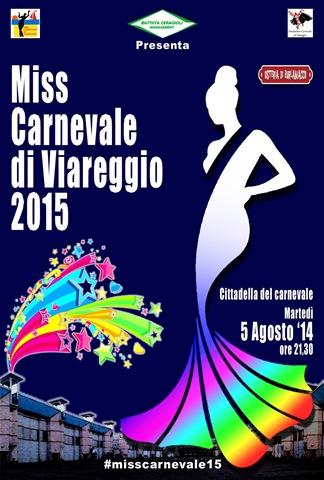 Iscrizioni aperte per Miss Carnevale di Viareggio 2015