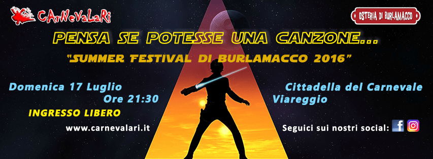 Arriva il “Summer Festival di Burlamacco 2016”