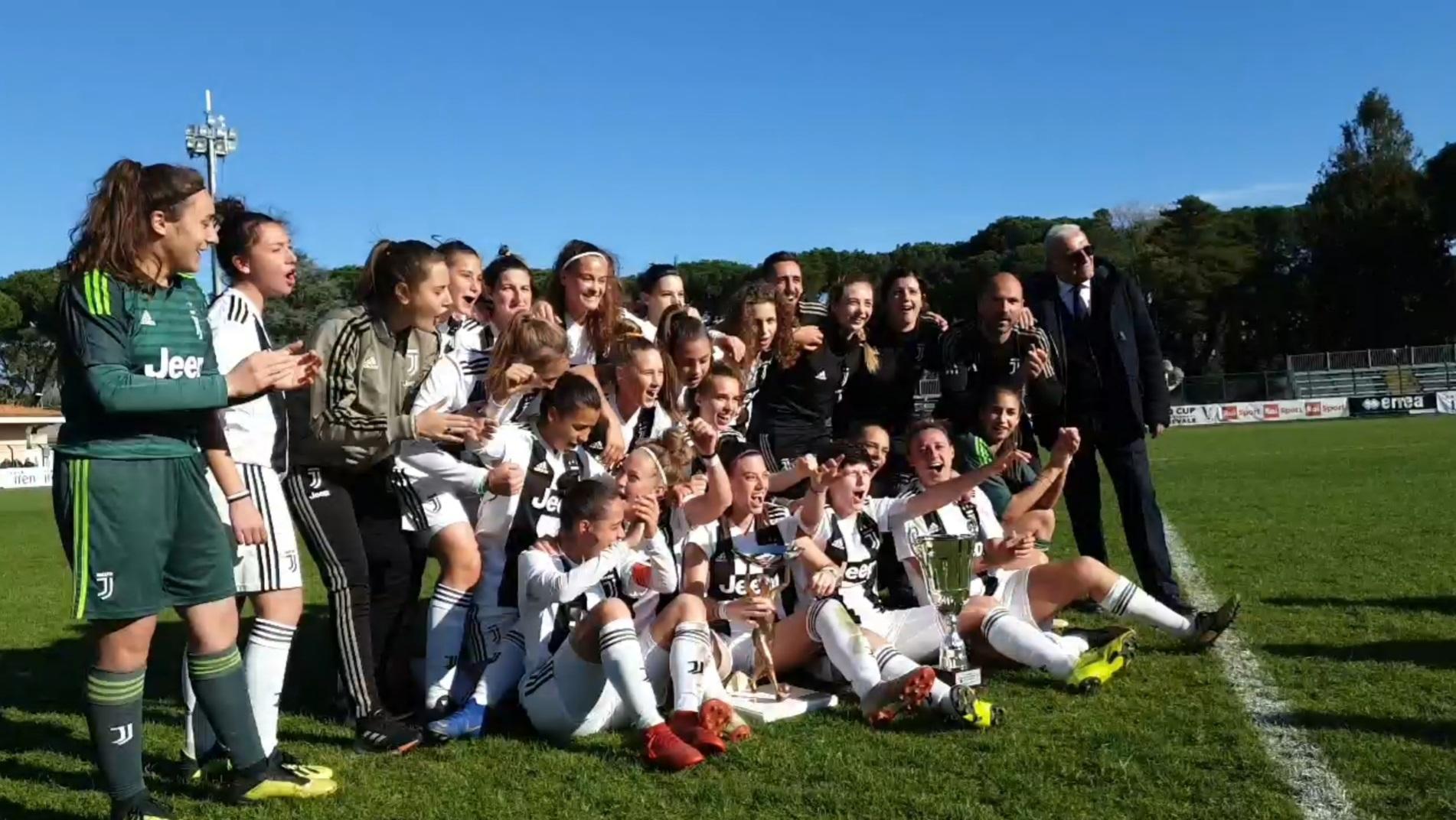 la Juventus vince la 1ª Coppa Carnevale femminile