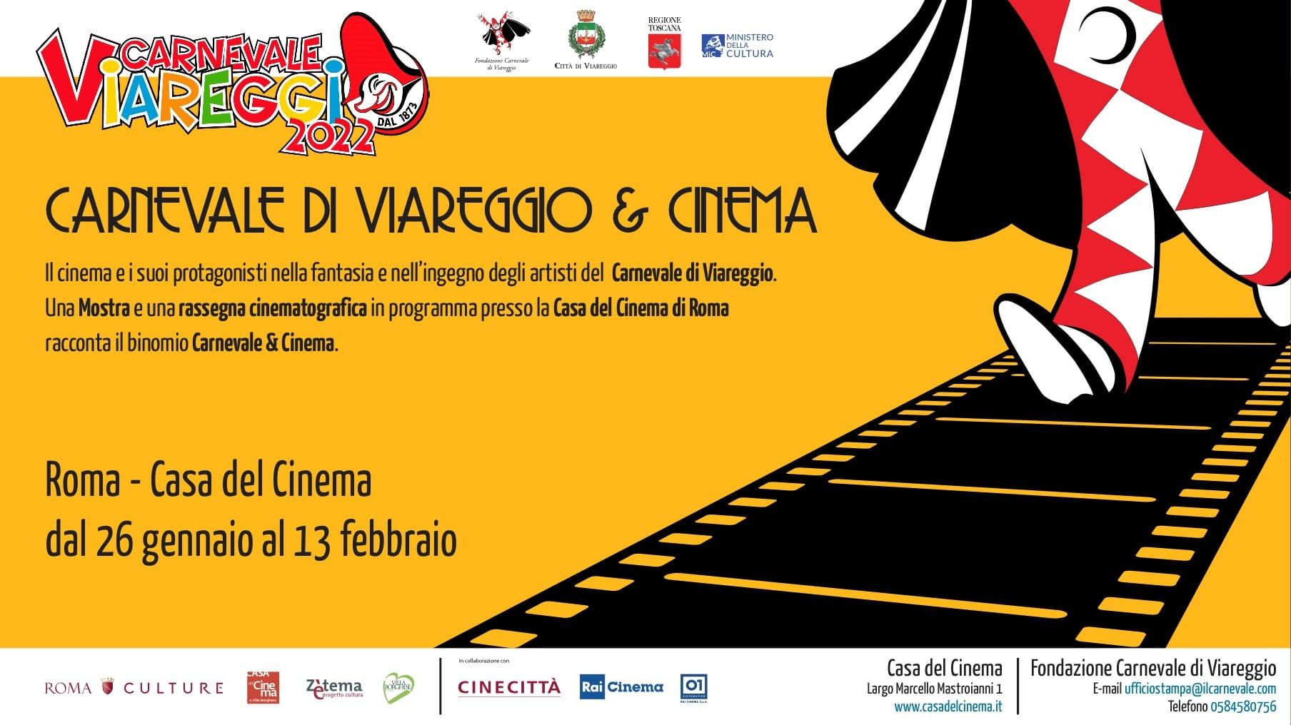 La mostra “Carnevale di Viareggio & Cinema”