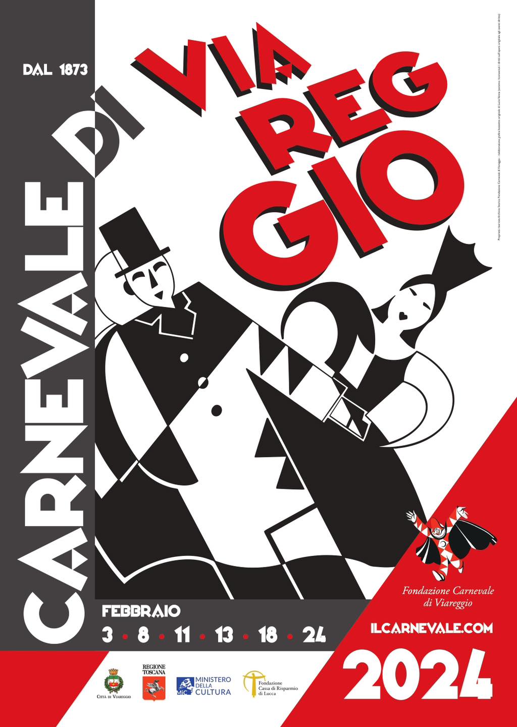 Il Manifesto Ufficiale del Carnevale di Viareggio 2024